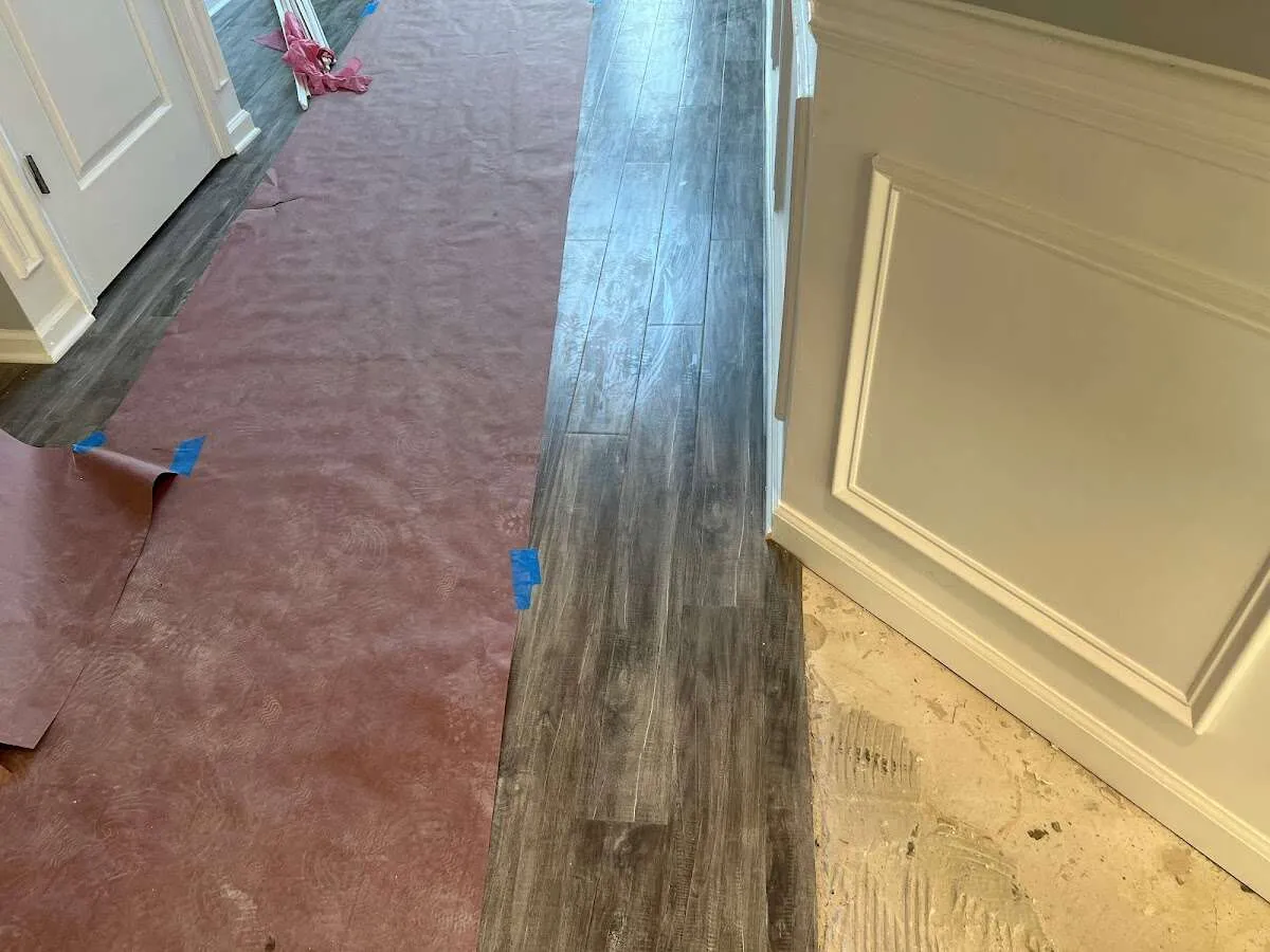 Completed marble shower restoration in Donaldsonville